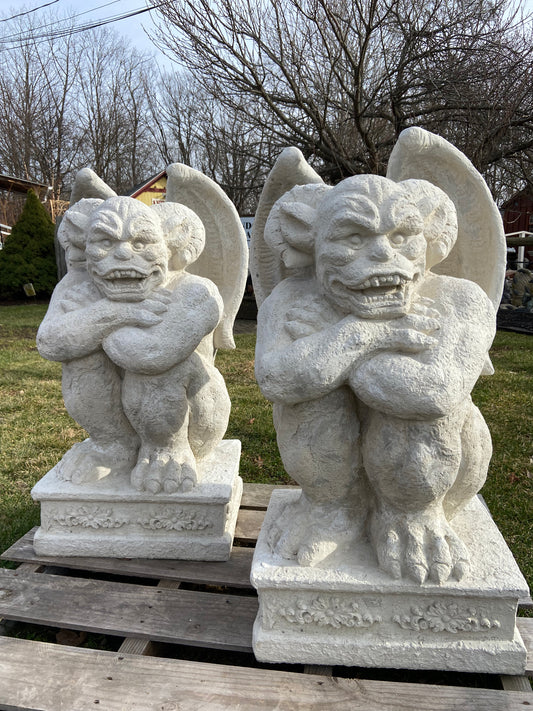Large Cross Armed Gargoyle