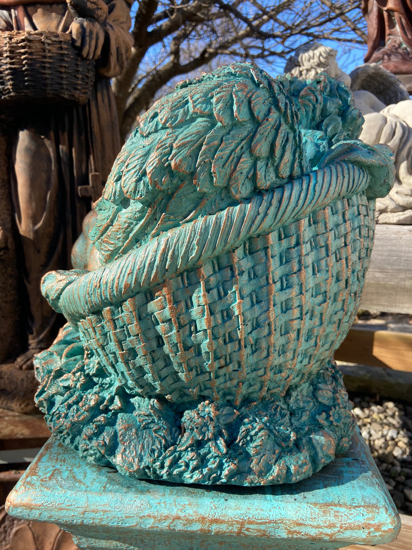 Cherub in Basket