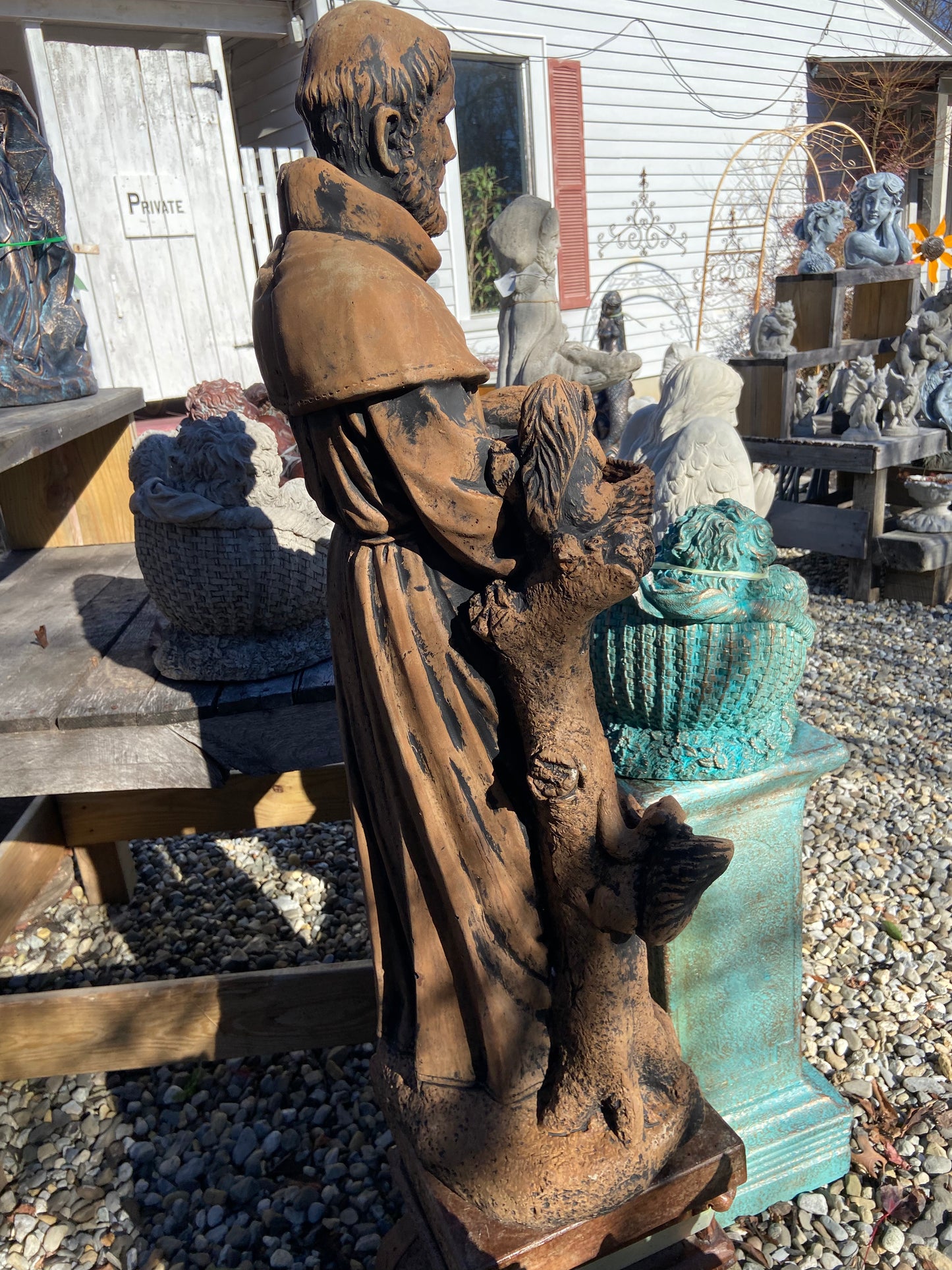 St. Francis Bird Feeder/Planter