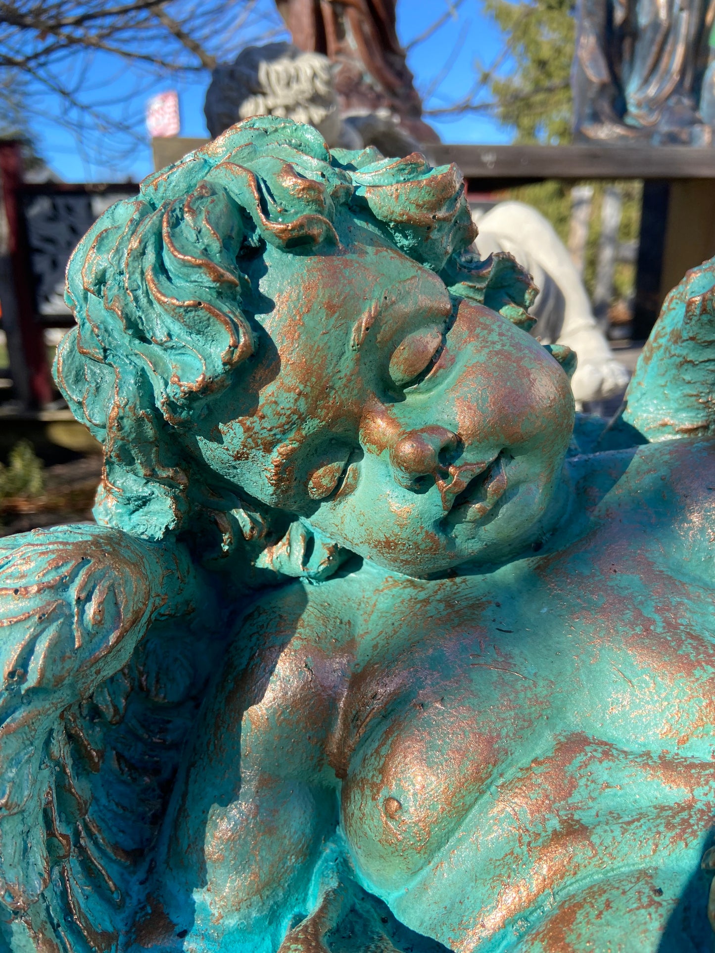 Cherub in Basket
