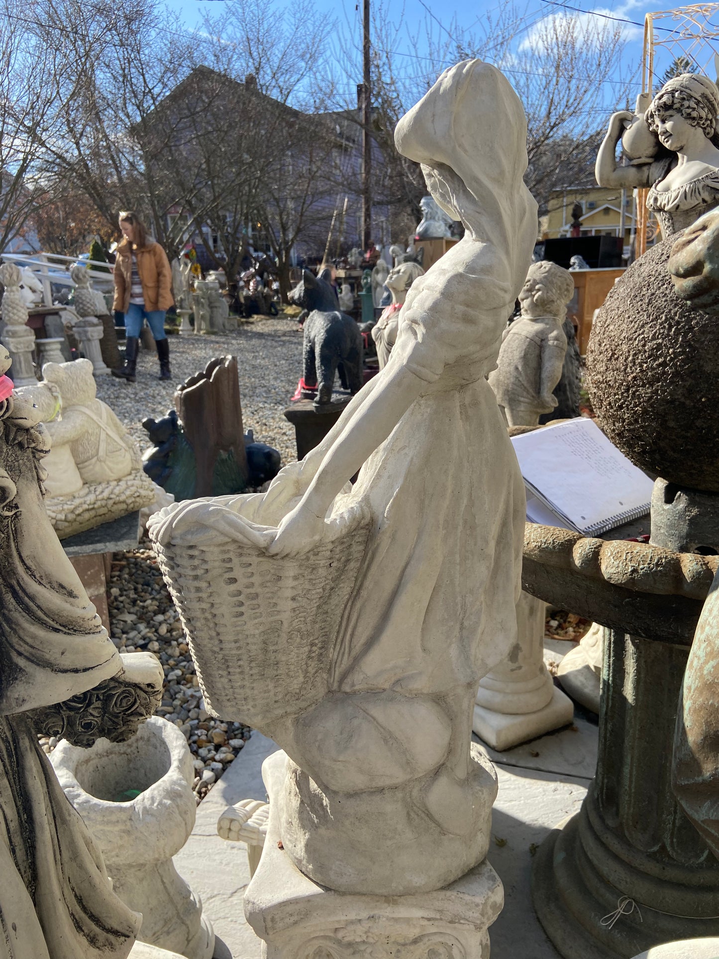 Girl with Basket