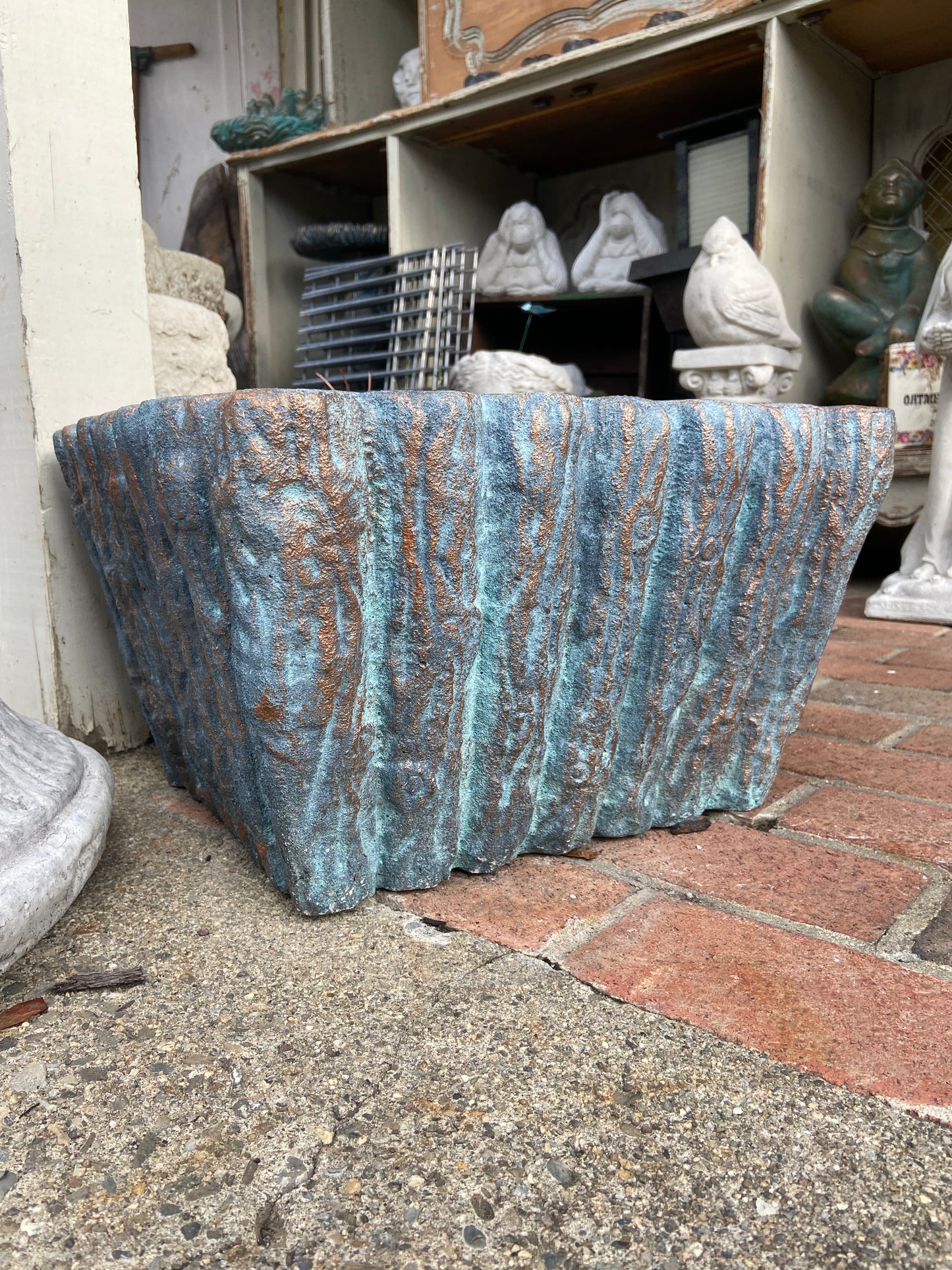 Faux Bois Planter